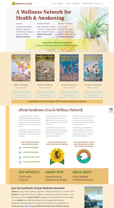 Sunflower Oracle Wellness Network